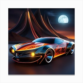 Futuristic Car 5 Canvas Print