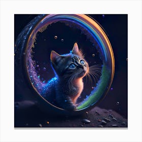 Cat Galaxy (94) 1 Canvas Print