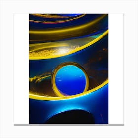 Blue And Yellow Canvas Print