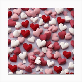 mini Hearts 3 Canvas Print