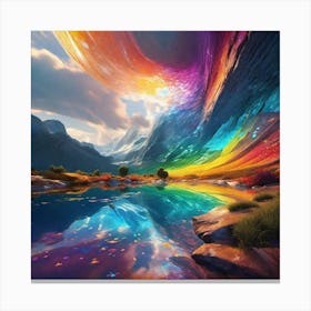 Rainbows In The Sky 3 Canvas Print