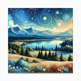 Harmonie Naturelle Canvas Print