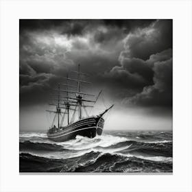 Stormy Seas 1 Canvas Print