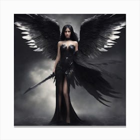 dark angel Canvas Print