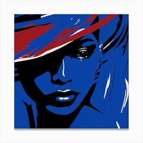 Woman'S Face 14 Canvas Print