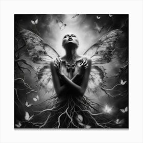 Fairy With Wings Canvas Print