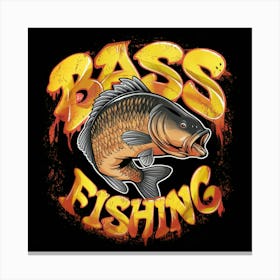 Bass Fishing 1 Canvas Print