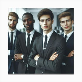 Businessmen In Suits Canvas Print