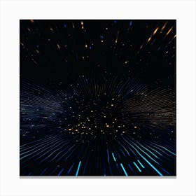 Abstract Space Background 1 Canvas Print