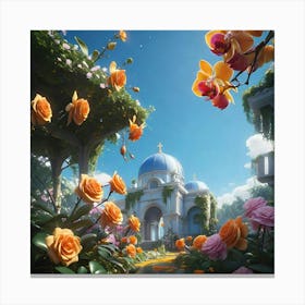 Disney'S Beauty And The Beast Canvas Print