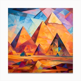 Pyramids Of Giza 4 Canvas Print