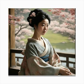 Hour Of Peace & Serenity - Japan Canvas Print