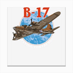 B 17 Flying Fortress World War 2 Canvas Print