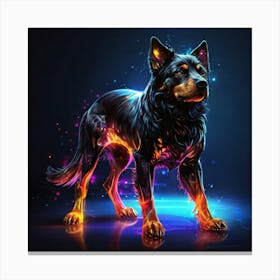 The dog Canvas Print