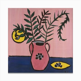 Matisse Cutout Pink 4 Canvas Print