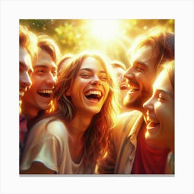 Happiness Canvas Print