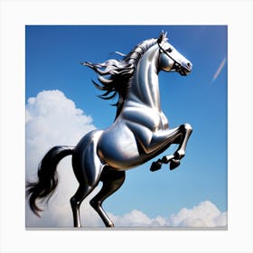 Silver Horse 1 Canvas Print