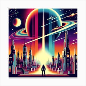 Sci-Fi Poster Canvas Print