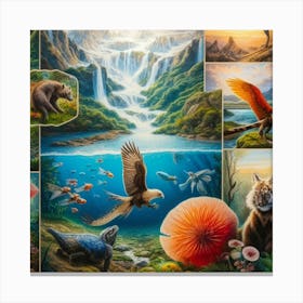 World Of Animals Canvas Print