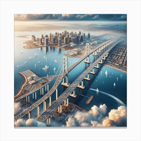 San Francisco Bay Bridge Canvas Print
