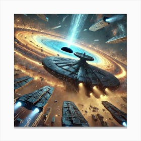 Black Hole Destroyer Gravitational Anomalies Canvas Print