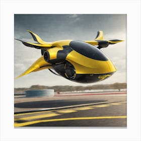 Futuristic Jet 4 Canvas Print