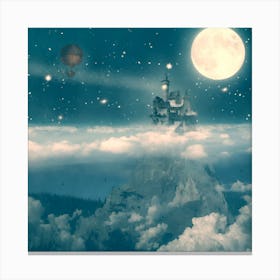 Castle In The Sky 5 Canvas Print