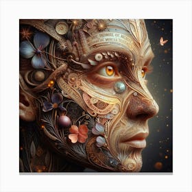 Face Of A Woman 5 Canvas Print