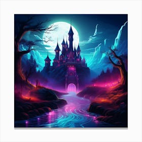 Dark castle Canvas Print