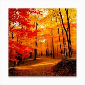 Autumn Forest Canvas Print