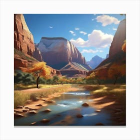 Zion National Park Canvas Print