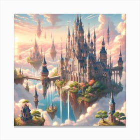 Castle In The Clouds 8 Canvas Print