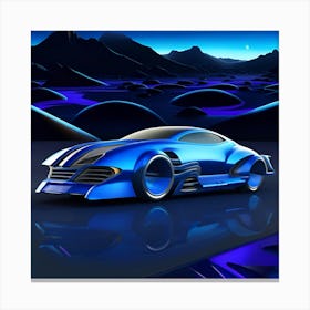 Futuristic Car 4 Canvas Print