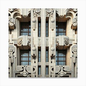 Deco Building 12 Canvas Print