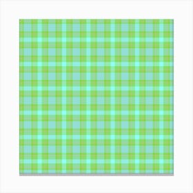 Plaid Fabric 149 Canvas Print