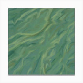 Green Water Canvas Print