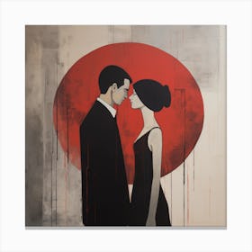 Couple in love Canvas Print