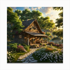 Cabin Canvas Print