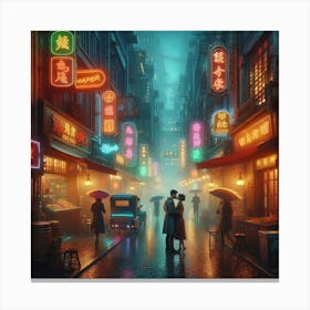 Chinese Alley Canvas Print