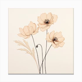 Poppies 11 Canvas Print