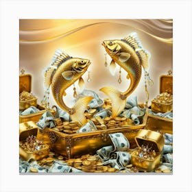 Gold Fish 1 Canvas Print