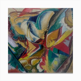 Wall Art, Kandinsky Inspired Abstract Canvas Print