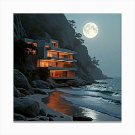 House On The Beach 4 Canvas Print