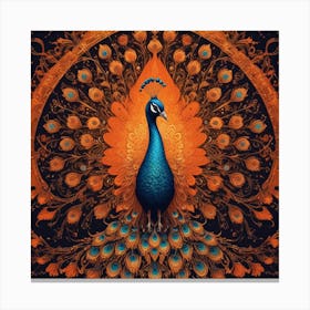 Peacock 34 Canvas Print