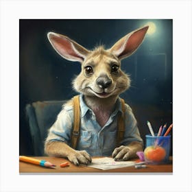 Kangaroo 20 Canvas Print