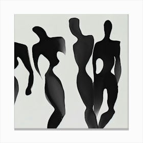 Silhouettes 1 Canvas Print