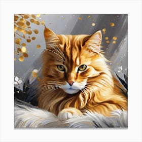 Orange Tabby Cat 1 Canvas Print