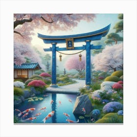 Japanese Garden 15 Canvas Print