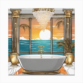 Luxury Bathroom Canvas Print