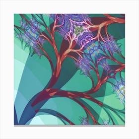 Fractal Tree Art Artwork Creative Canvas Print